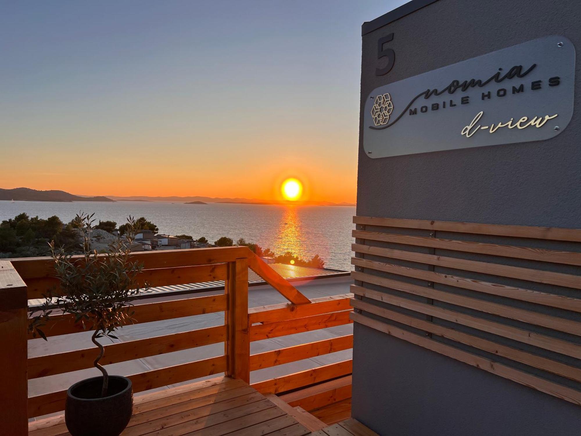 D-View Premium Mobile Home - Panoramic Seaview - 150 M From Beach, Free Parking Драге Екстериор снимка