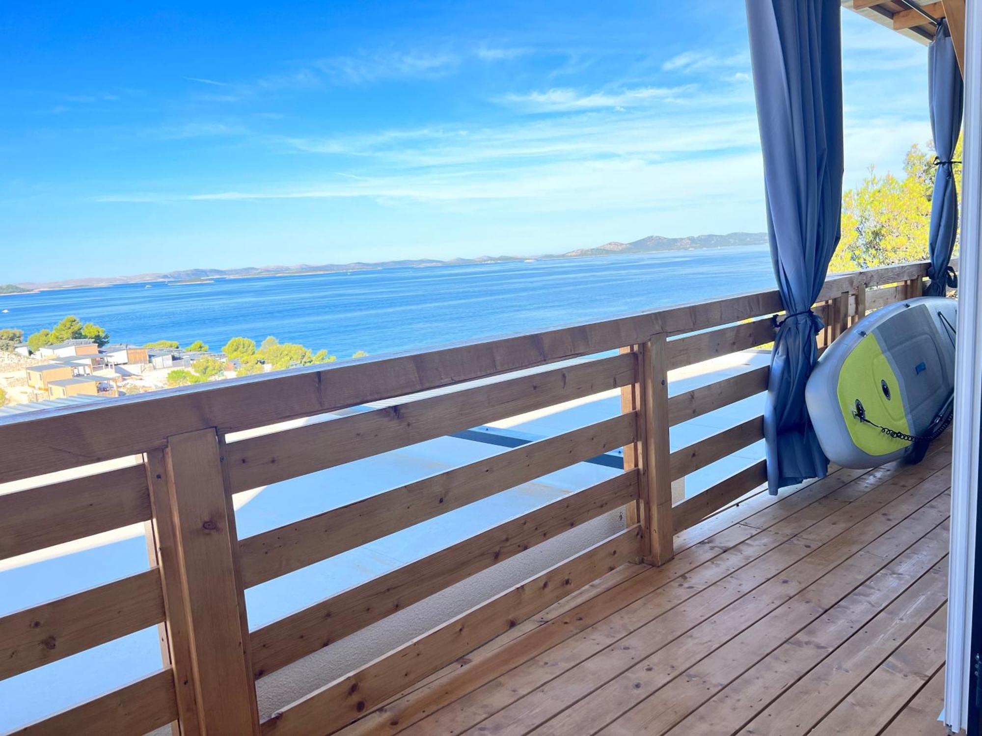 D-View Premium Mobile Home - Panoramic Seaview - 150 M From Beach, Free Parking Драге Екстериор снимка