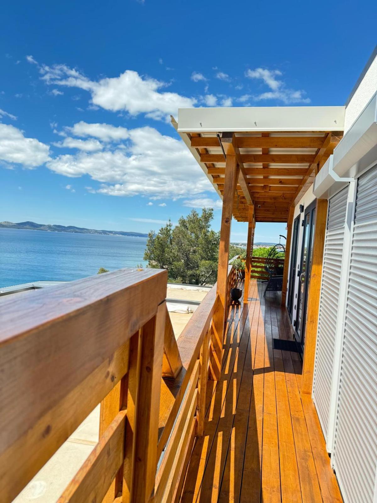 D-View Premium Mobile Home - Panoramic Seaview - 150 M From Beach, Free Parking Драге Екстериор снимка