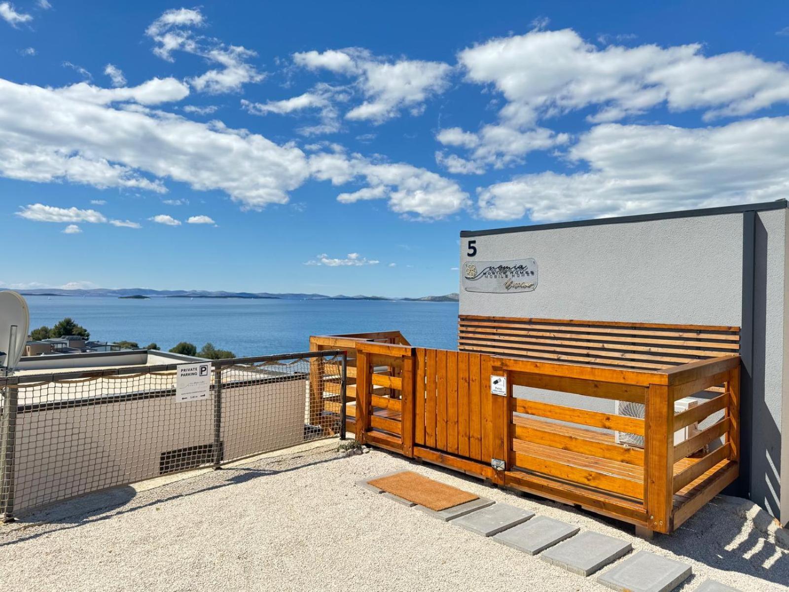 D-View Premium Mobile Home - Panoramic Seaview - 150 M From Beach, Free Parking Драге Екстериор снимка