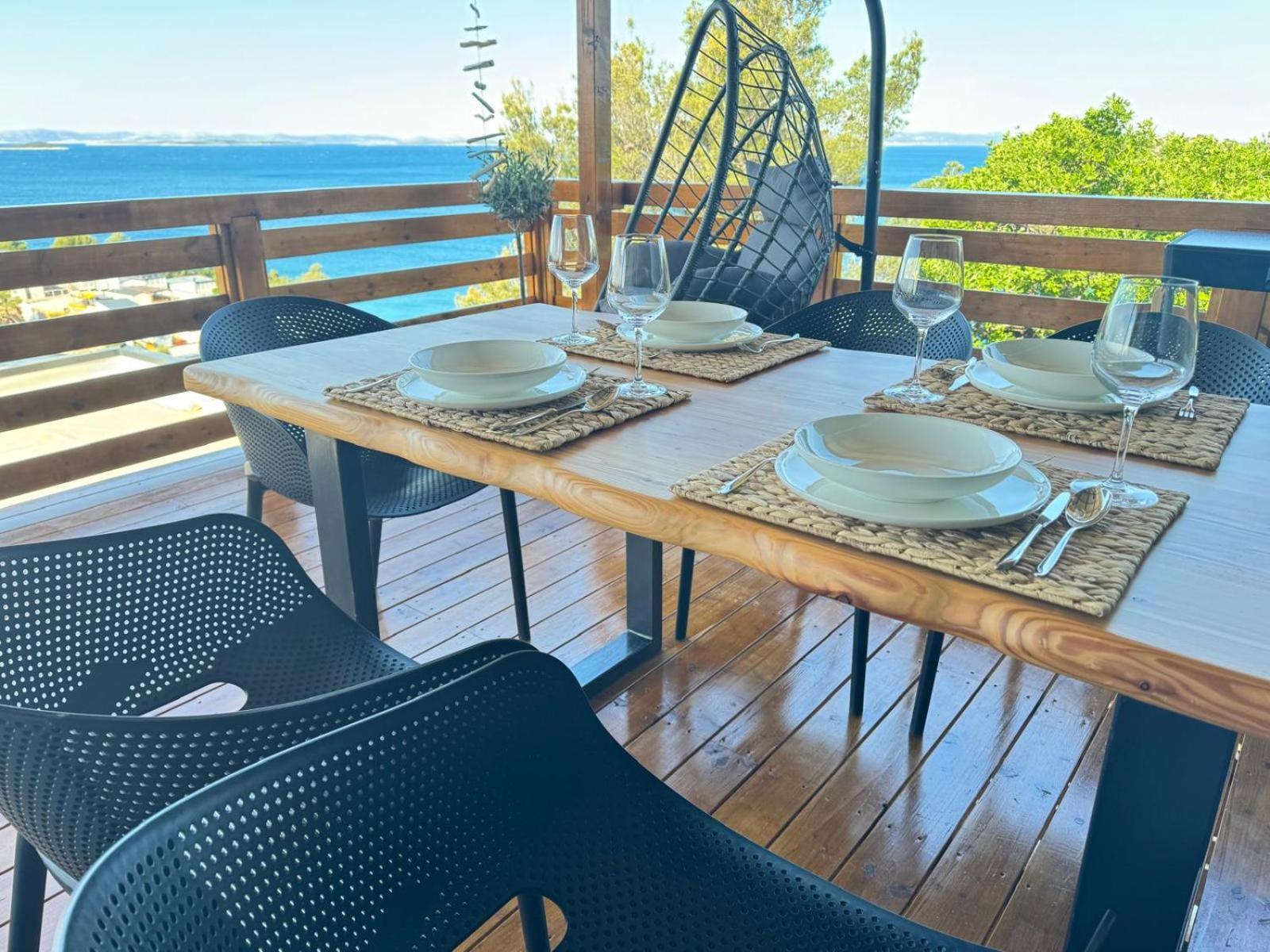 D-View Premium Mobile Home - Panoramic Seaview - 150 M From Beach, Free Parking Драге Екстериор снимка